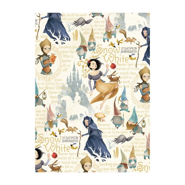 Jegyzettömb golyóstollal 50 oldal A5 Snow White – Kartos-image-1