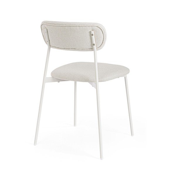 Fehér kárpitozott étkezőszék Inka – Yes Everyday-image-4