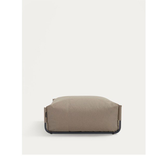 Zöld kerti puff Square – Kave Home-image-4