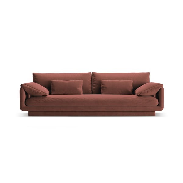 Rózsaszín buklé kanapé 250 cm Torino – Micadoni Home