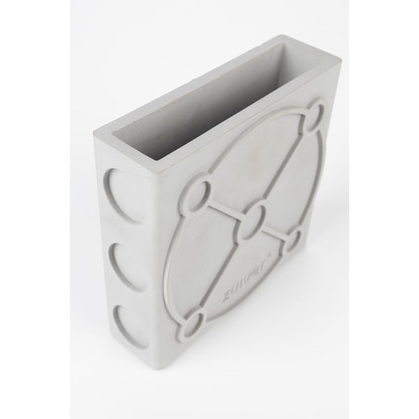 Világosszürke beton váza Graphic – Zuiver-image-2