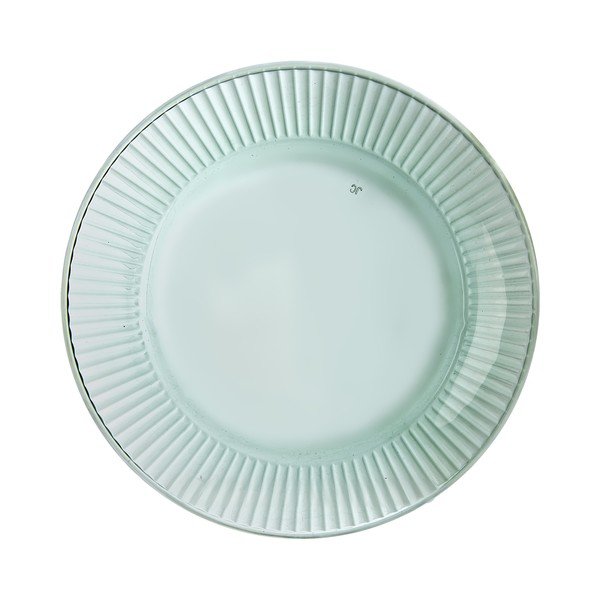 Zöld üveg desszertes  tányér ø 21 cm Verde – Orion-image-2
