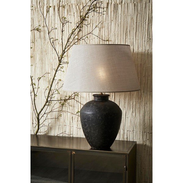 Fekete lámpa állvány 47 cm Laos – Côté Table-image-1