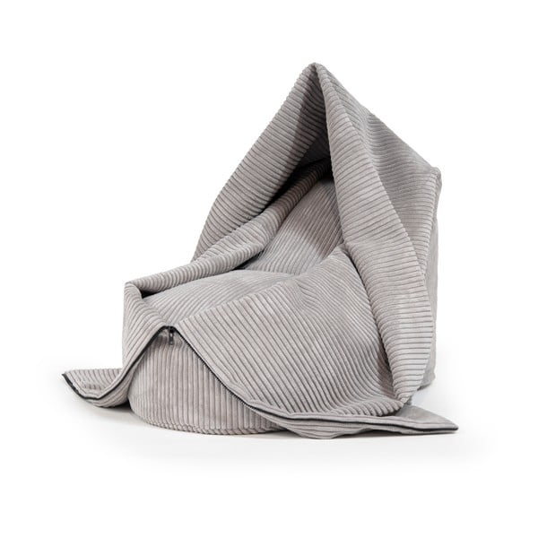 Kék kordbársony gyerek babzsákfotel Cocoon 100 – SLOWDOWN-image-3