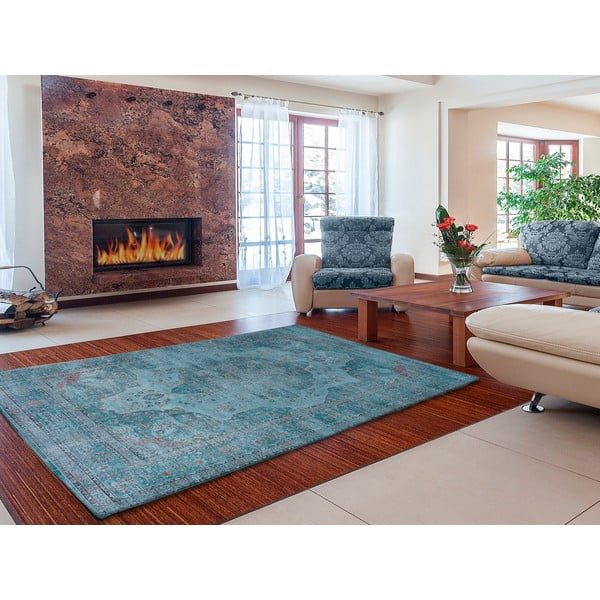 Lara Aqua kék viszkóz szőnyeg, 120 x 170 cm - Universal-image-3