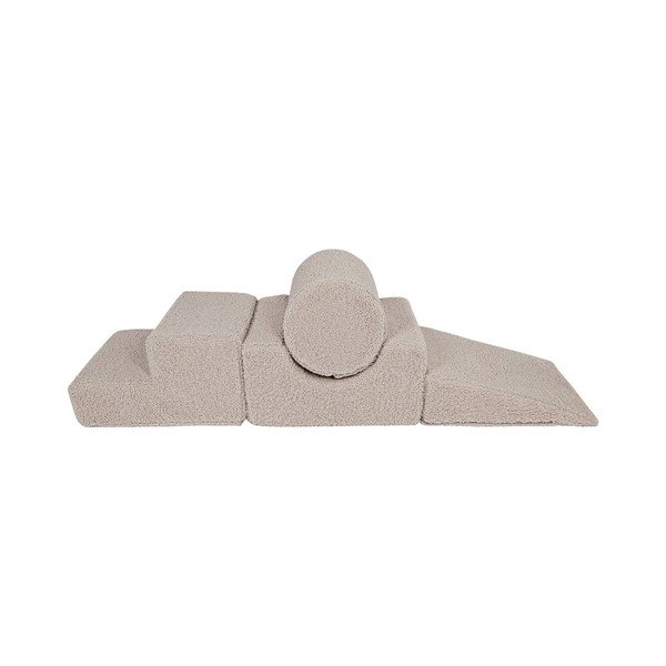 Szürke textil habszivacs játszótér 4 db-os magasság 30 cm 45x170 cm Montessori – Meowbaby-image-3