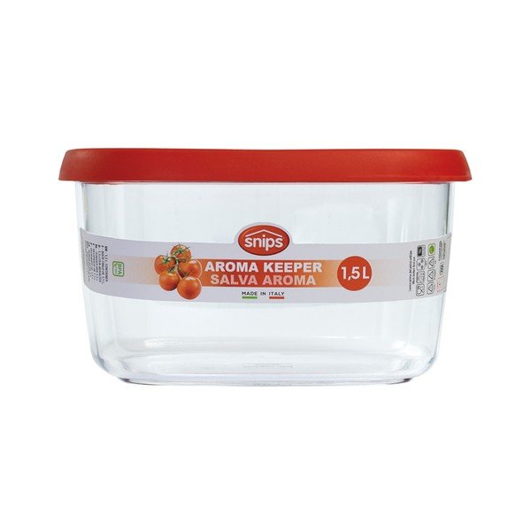 Snowflake piros élelmiszer tároló, 1,5 l - Snips-image-1