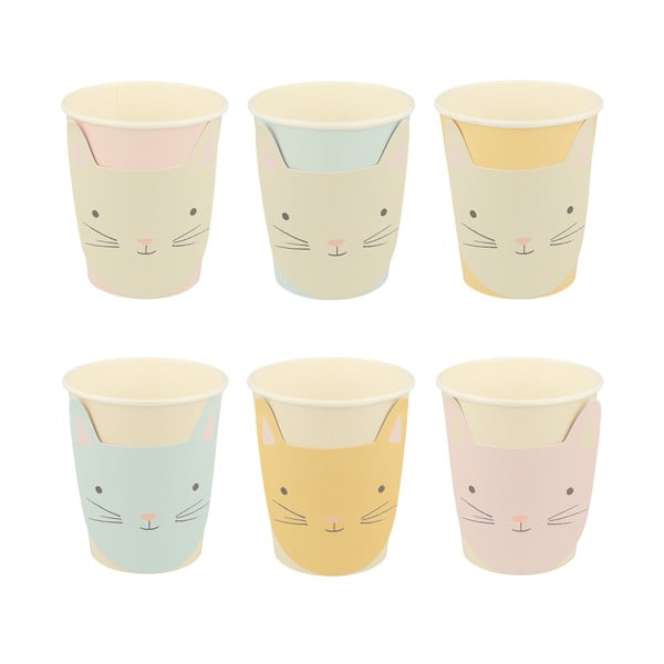 Egyszer használatos papír  pohár készlet 8 db-os Cat – Meri Meri