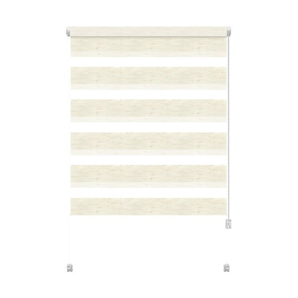 Natúr színű nappali-éjszakai roló 97x150 cm Zebra Silvalin – Gardinia