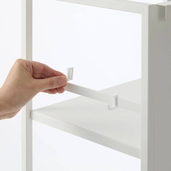 Fehér fém gurulós polcos állvány 42x84,5x32 cm Tower – YAMAZAKI-image-4