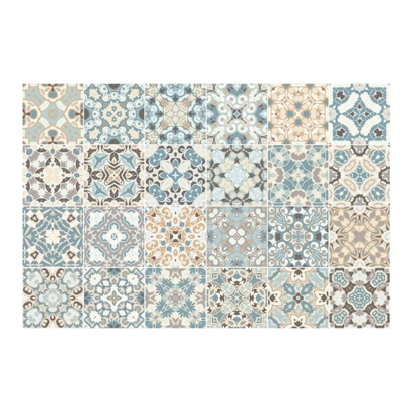 Underwater Garden 24 részes dekoratív falimatrica szett, 10 x 10 cm - Ambiance-image-2