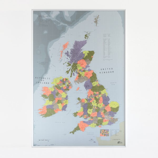 British térkép - Brit-szigetek, 100 x 70 cm - The Future Mapping Company