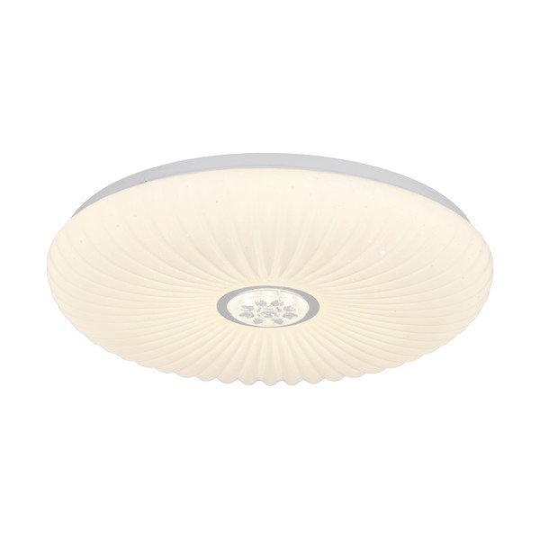 Fehér LED dimmelhető mennyezeti lámpa távirányítóval 38x38 cm Perola – Candellux Lighting-image-1