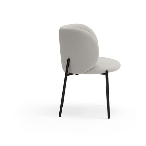 Világosszürke kárpitozott étkezőfotel szett 2 db-os Mogi – Teulat-image-4