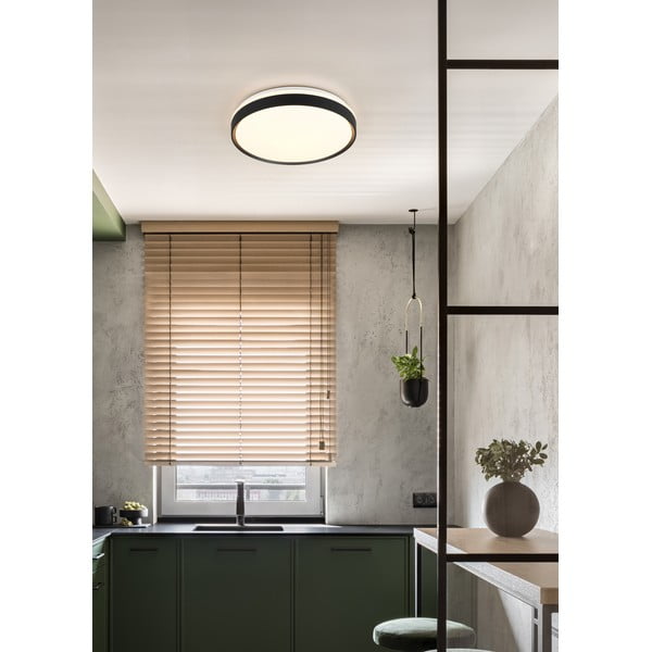 Fekete-fehér LED mennyezeti lámpa ø 47 cm Spacy – Reality-image-1