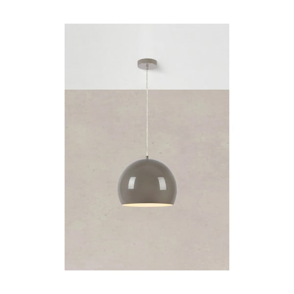 Szürkésbézs függőlámpa fém búrával ø 28 cm Pop – Markslöjd-image-3