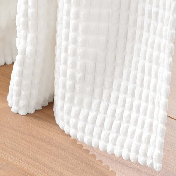 Fehér bársony függöny 140x260 cm Swing – douceur d'intérieur-image-4