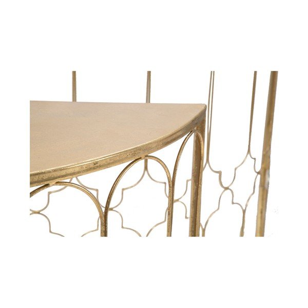 Balconette 2 részes konzolasztal szet aranyszínű szerkezettel - Mauro Ferretti-image-3