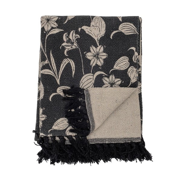 Takaró újrahasznosított pamutból 130x160 cm Mali - Bloomingville-image-3