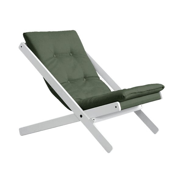 Boogie White/Olive Green összecsukható fotel - Karup Design