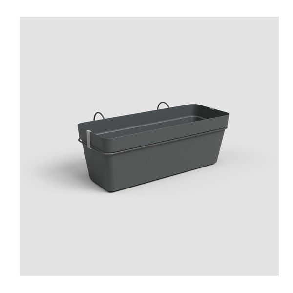 Újrahasznosított műanyag függő önöntözős láda 50 cm Capri – Artevasi-image-1