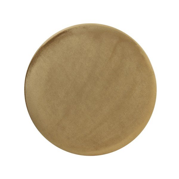 Aranyszínű-világosbarna bársony puff Nadien – Light & Living-image-2
