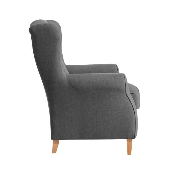 Lorris Anthracite antracitszürke füles fotel - Max Winzer-image-1