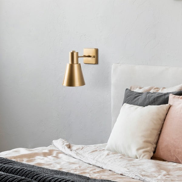 Aranyszínű fali lámpa ø 14 cm Funnel – Opviq lights-image-2