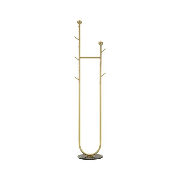 Aranyszínű fém fogas 40x175 cm Axi – Mauro Ferretti