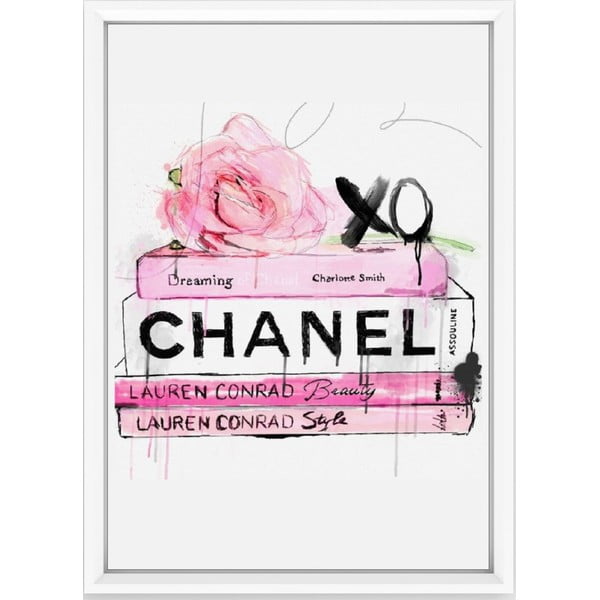 Poszter 20x30 cm Books Chanel – Piacenza Art