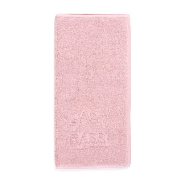 Rózsaszín pamut fürdőszobai szőnyeg, 50 x 70 cm - Casa Di Bassi