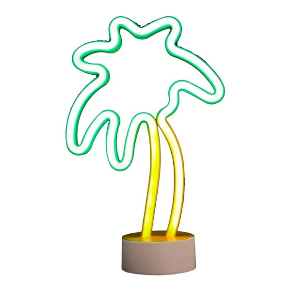 Fehér neon fénydekoráció Palm – Hilight