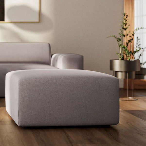 Szürke bársony lábtartó Villet – Rodier-image-4