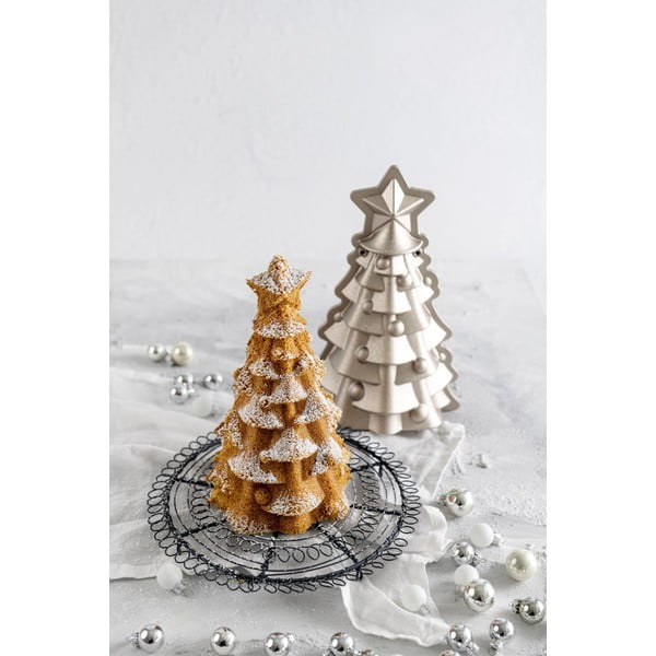 White Christmas Baking bézs alumínium sütőforma, 16 x 26 cm - Dr. Oetker-image-1