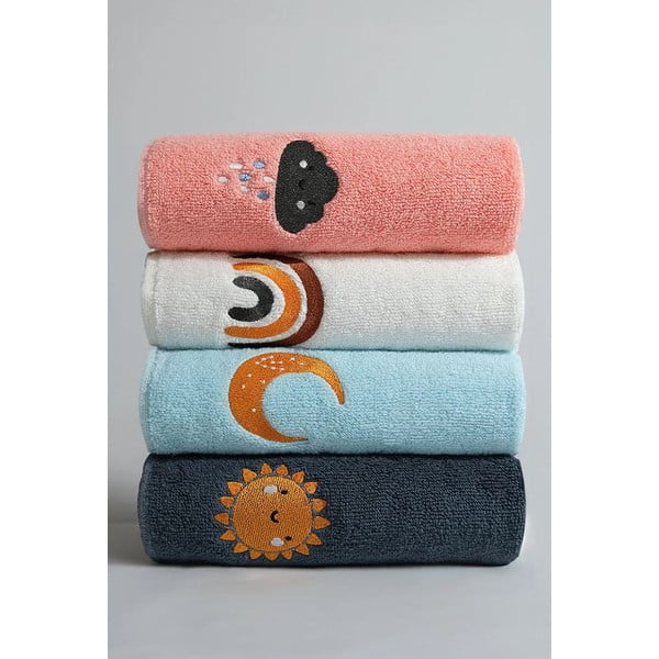 Pamut törölköző szett 4 db-os 30x50 cm – Mila Home-image-1