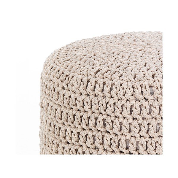 Choose krémszínű puff, ø 40 cm - Tomasucci-image-1
