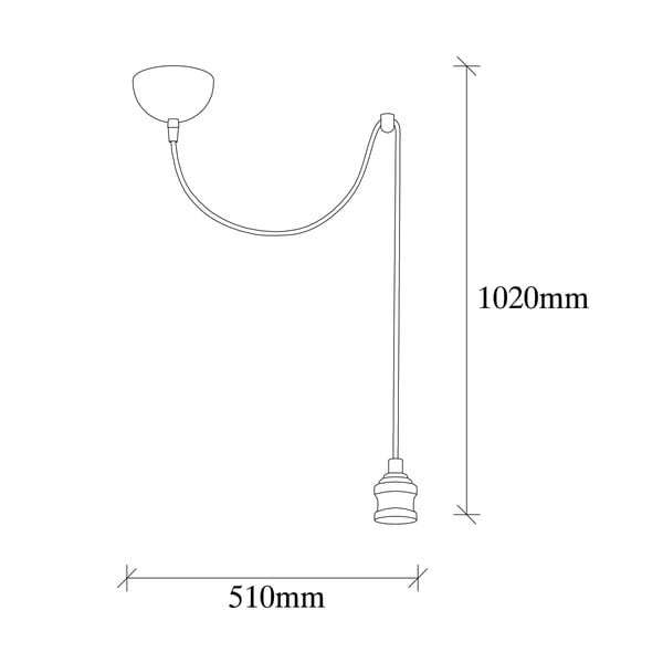 Aranyszínű függőlámpa Kabluni – Opviq lights-image-3