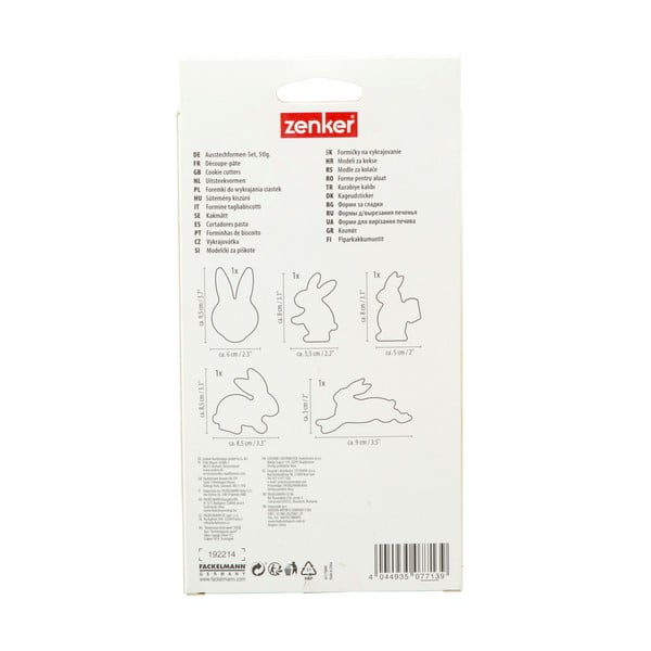 Easter 5 db-os húsvéti kiszúró készlet - Zenker-image-2