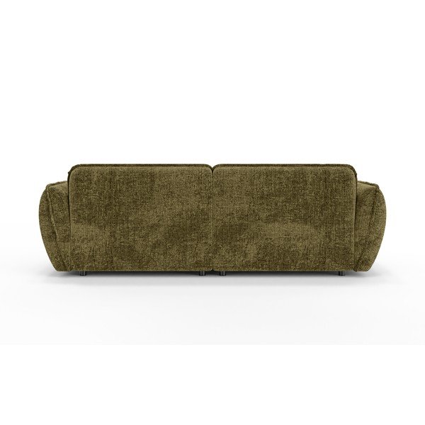 Zöld zsenília kanapé heverő résszel 252 cm Nelia Big – Ropez-image-4