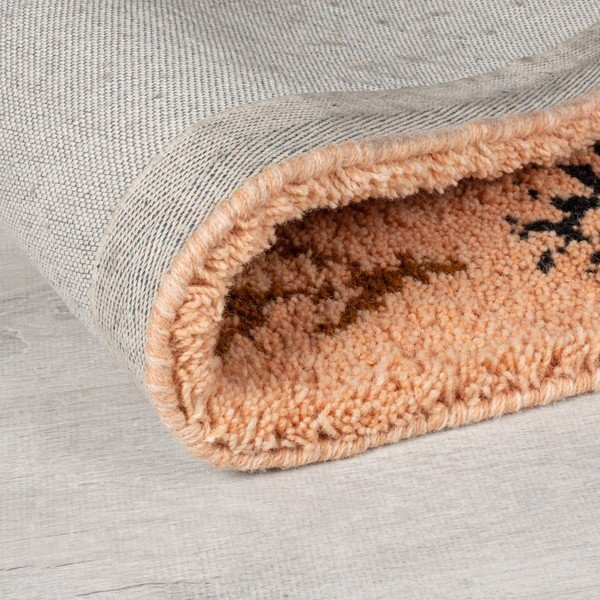 Lazacszínű kézi szövésű gyapjú szőnyeg 160x230 cm Moroccan Sahara – Flair Rugs-image-2