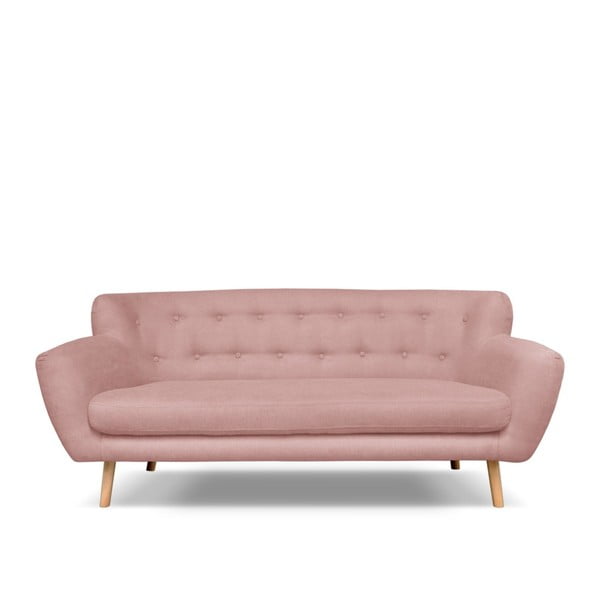 London világos rózsaszín kanapé, 192 cm - Cosmopolitan design