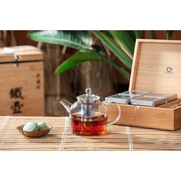 Minuet Santhee üveg teáskanna szűrővel, 500 ml - Bredemeijer-image-1