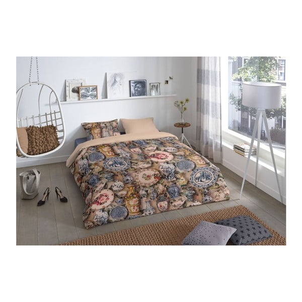 Vase kétszemélyes pamut ágyneműhuzat garnitúra, 200 x 200 cm - Good Morning-image-1