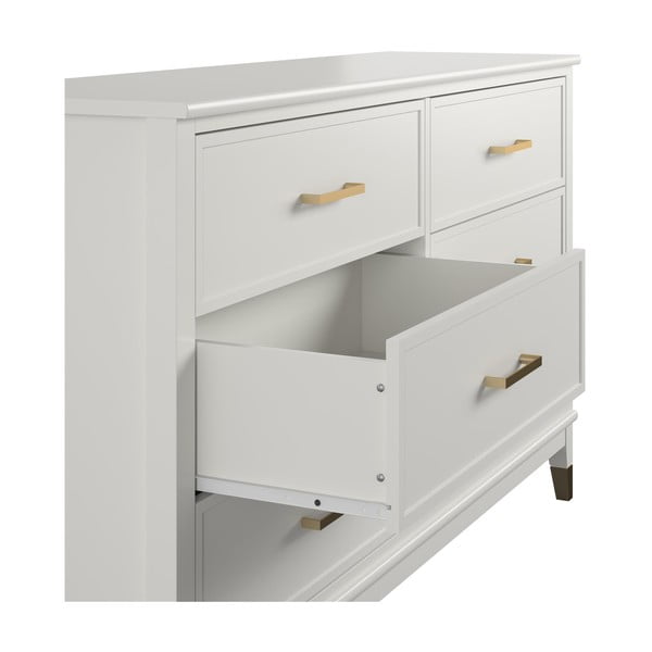Westerleigh fehér komód, 144 x 85 cm - CosmoLiving by Cosmopolitan-image-3