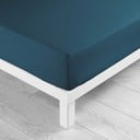 Kék gumis pamut lepedő 160x200 cm Lina – douceur d'intérieur