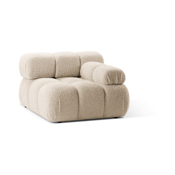 Bézs buklé kanapé modul (jobb oldali) Bellis – Micadoni Home-image-3