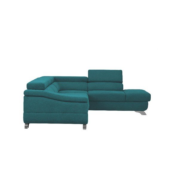Gamma türkiz kinyitható sarokkanapé, jobb oldali - Windsor & Co Sofas-image-3