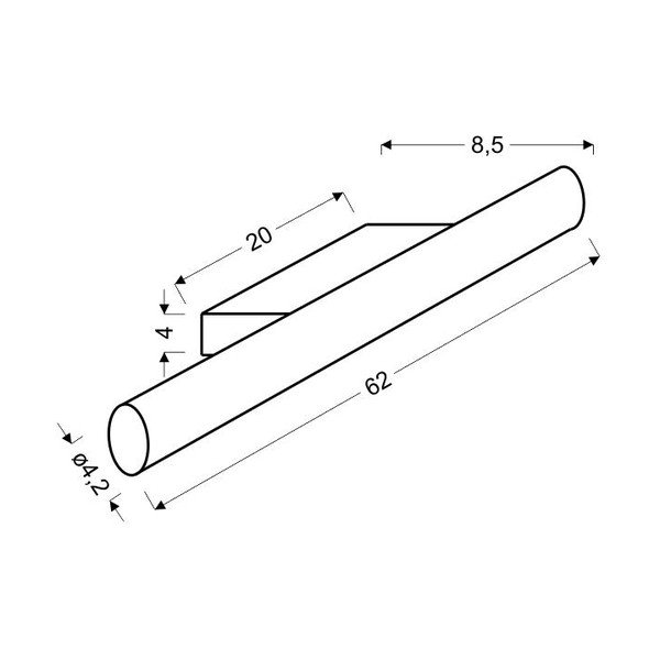 Fehér LED fali lámpa Universe – Candellux Lighting-image-2