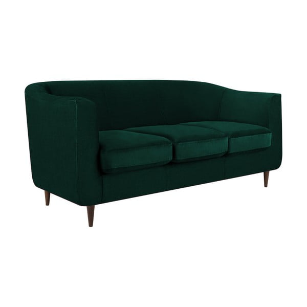 Glam sötétzöld kanapé, 175 cm - Kooko Home