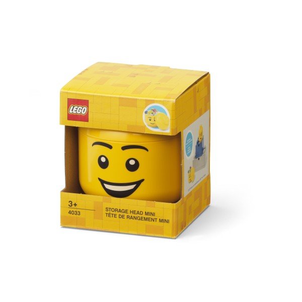 Műanyag gyerek tárolódoboz Head – LEGO®-image-1